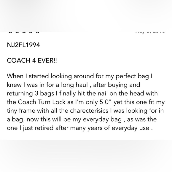 🔥NWT‼️Authentic Black Coach Turnlock Hobo Leather Shoulder Bag MSRP $350 - Picture 11 of 13